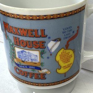 Lot of 8 Vintage Maxwell House Coffee Cups